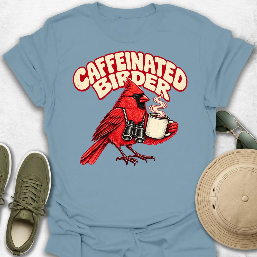 Caffeinated Birder T-Shirt