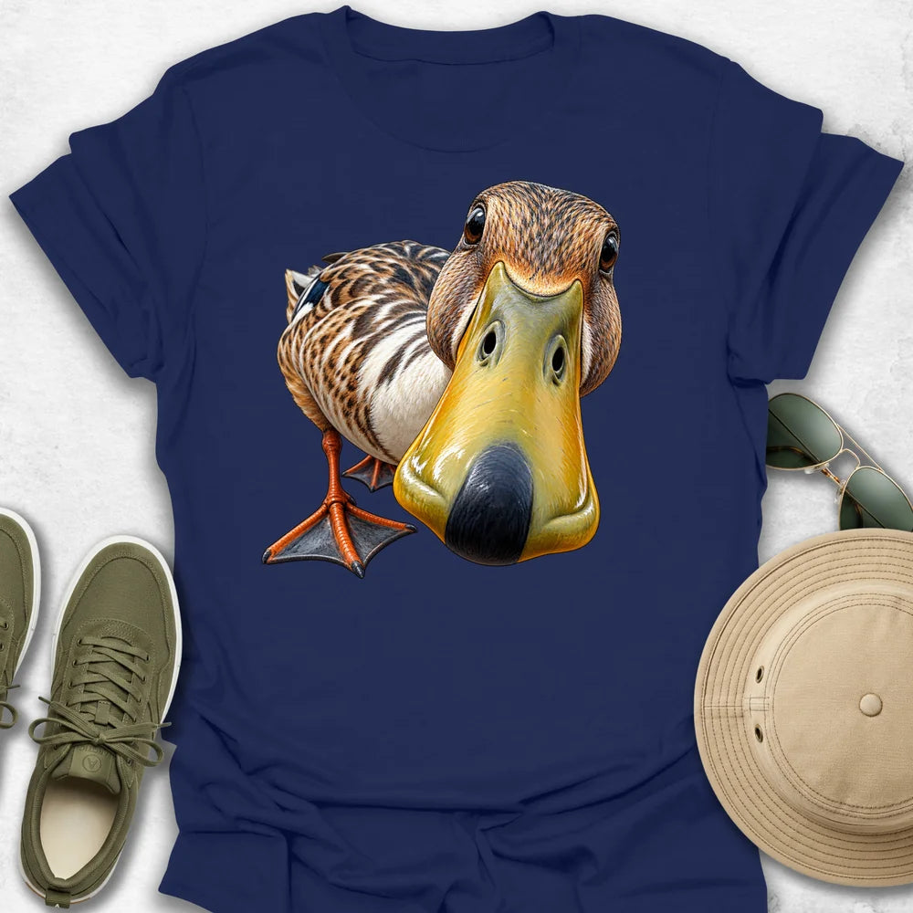 Curious Duck Close-Up T-Shirt