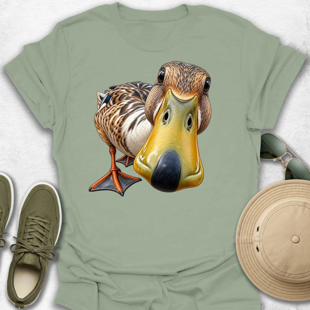 Curious Duck Close-Up T-Shirt