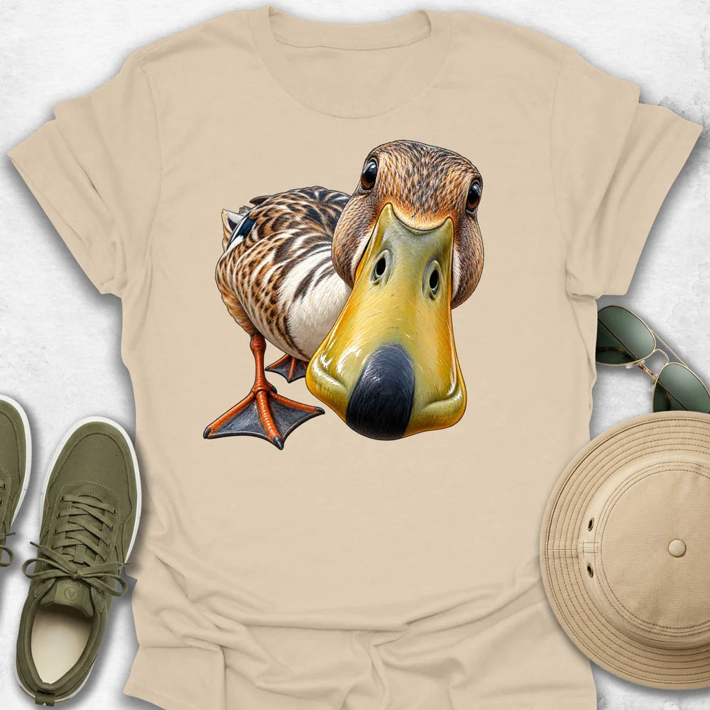Curious Duck Close-Up T-Shirt