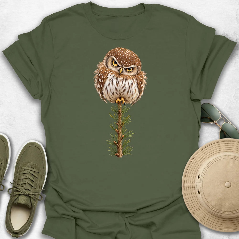 Grumpy Baby Owl T-Shirt