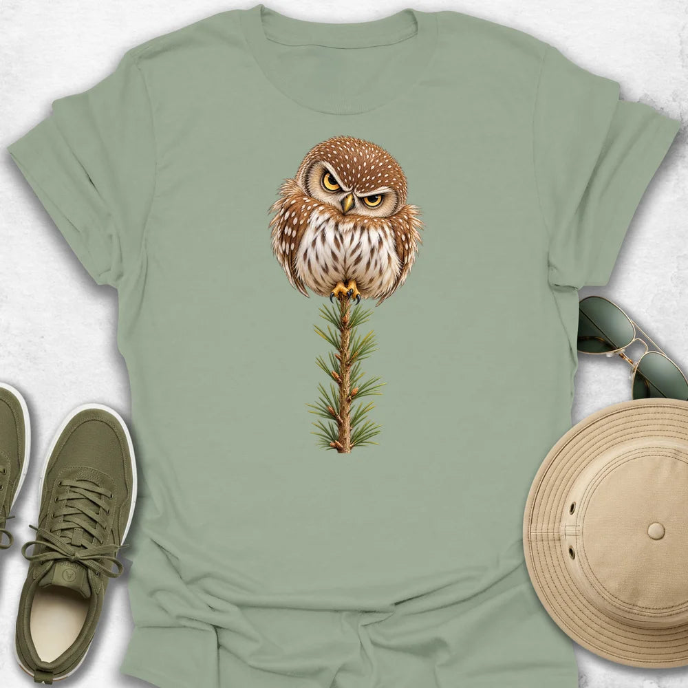 Grumpy Baby Owl T-Shirt