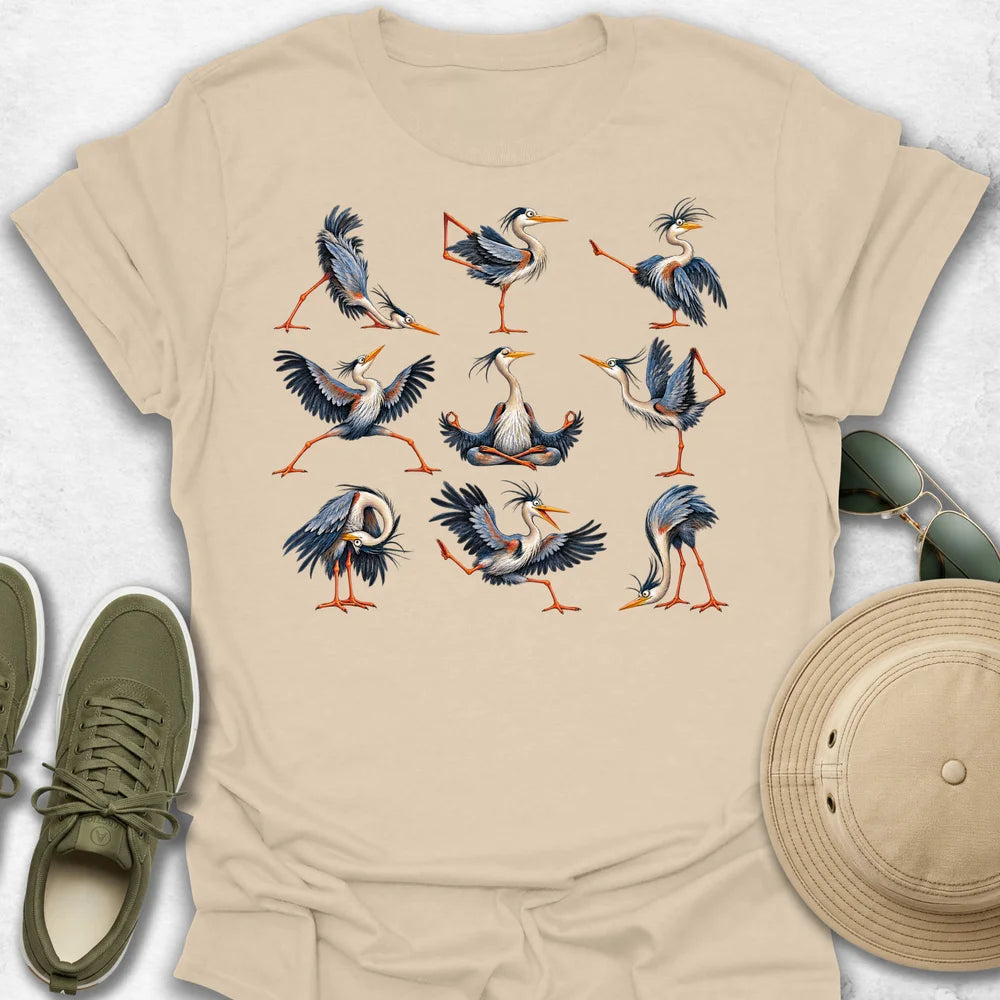Heron Yoga T-Shirt