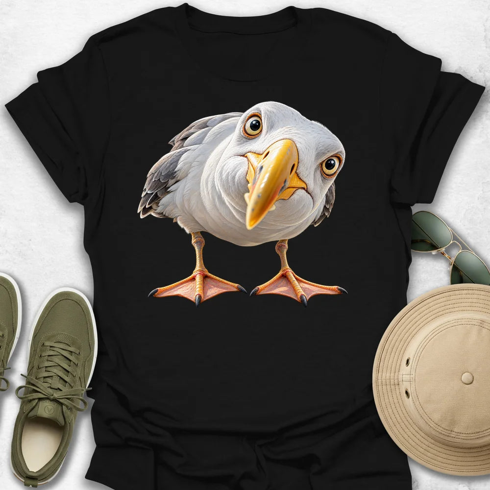 Curious Close-Up Seagull T-Shirt