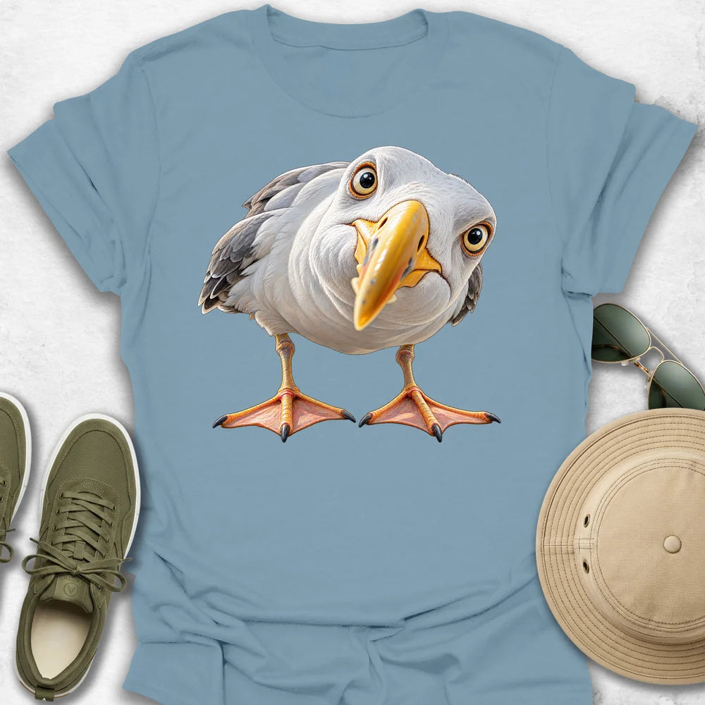 Curious Close-Up Seagull T-Shirt