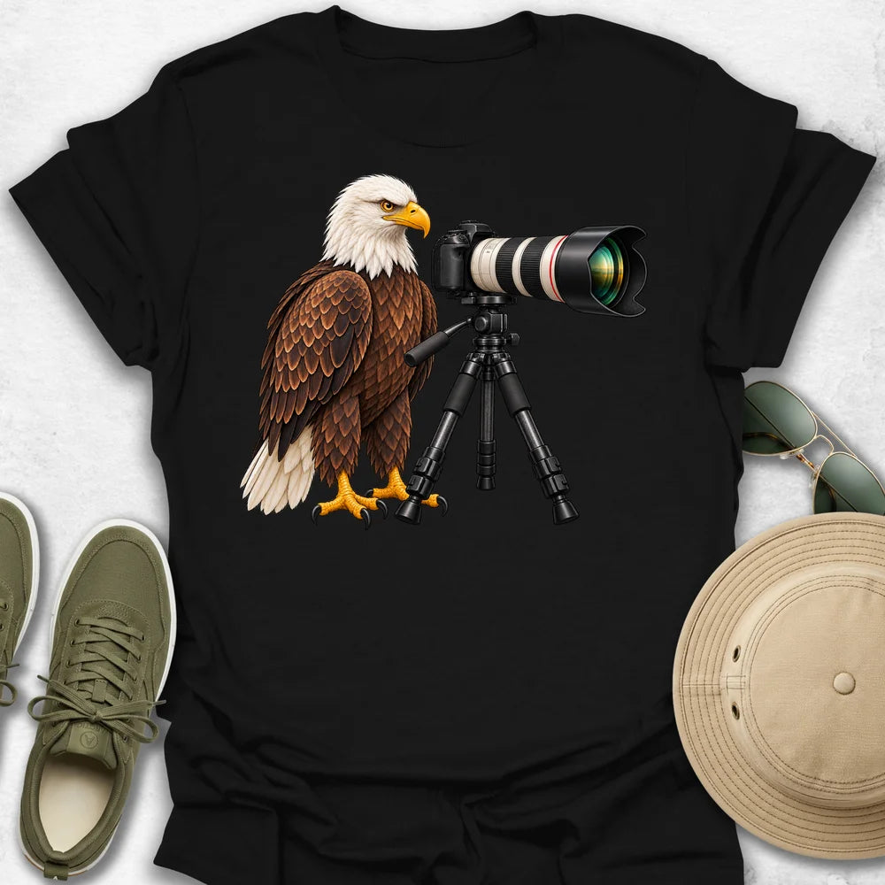 Bald Eagle Camera T-Shirt