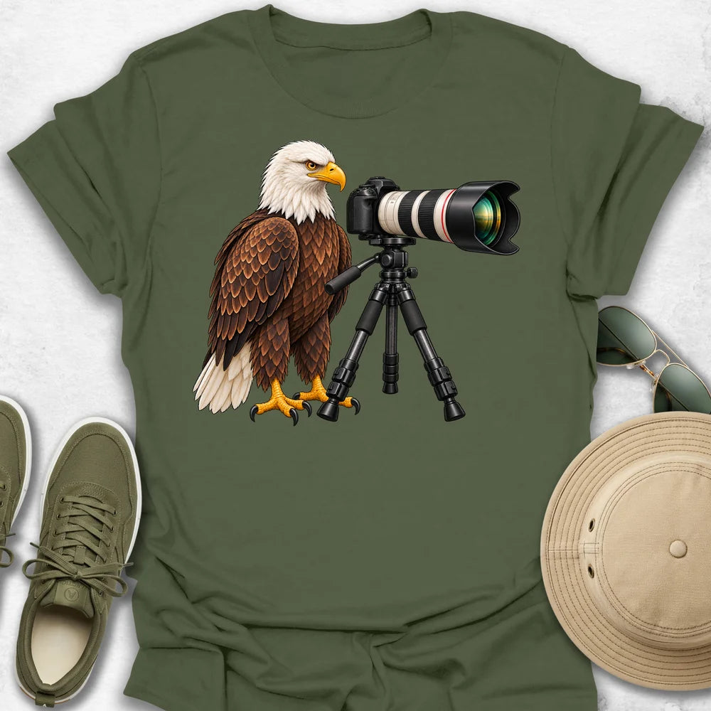 Bald Eagle Camera T-Shirt