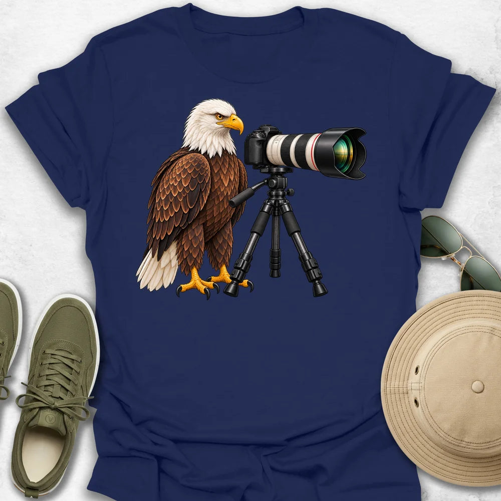Bald Eagle Camera T-Shirt