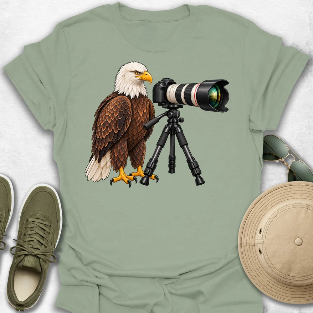 Bald Eagle Camera T-Shirt
