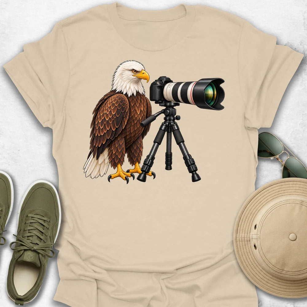 Bald Eagle Camera T-Shirt
