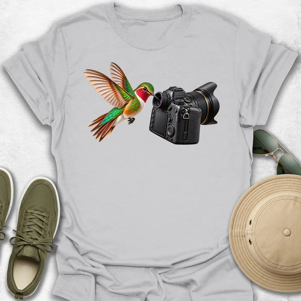 Hummingbird and Camera T-Shirt