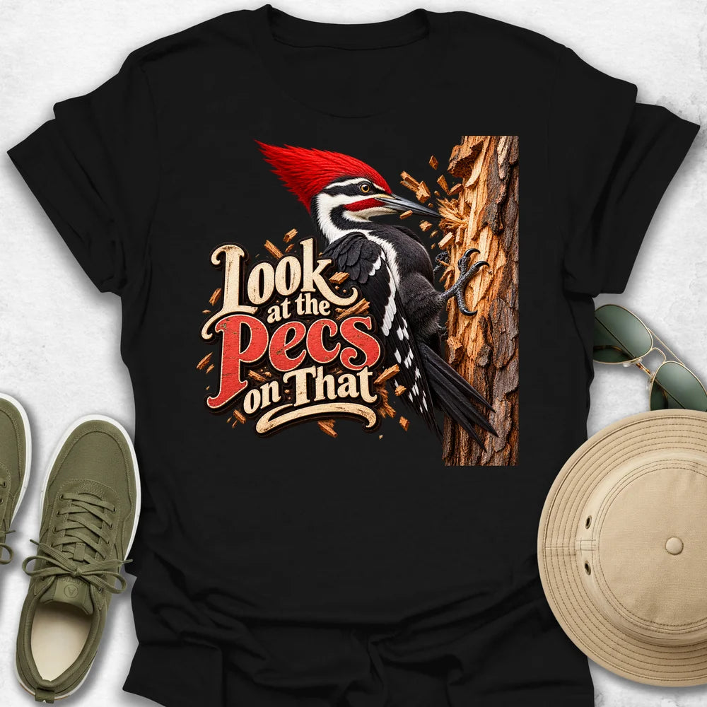 Woodpecker Pecs in Action T-Shirt