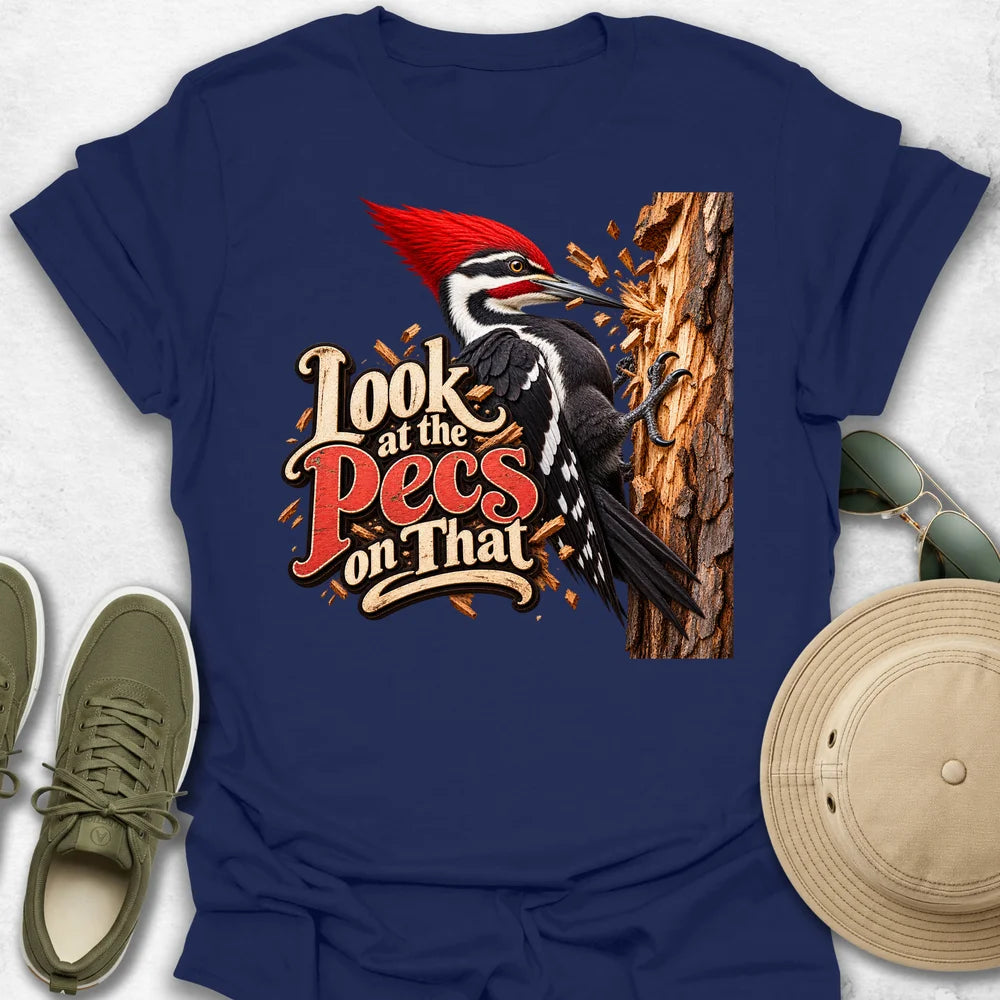 Woodpecker Pecs in Action T-Shirt