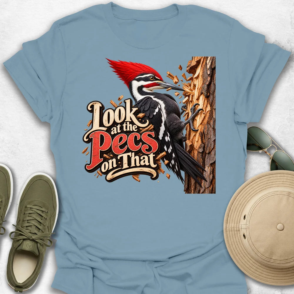 Woodpecker Pecs in Action T-Shirt