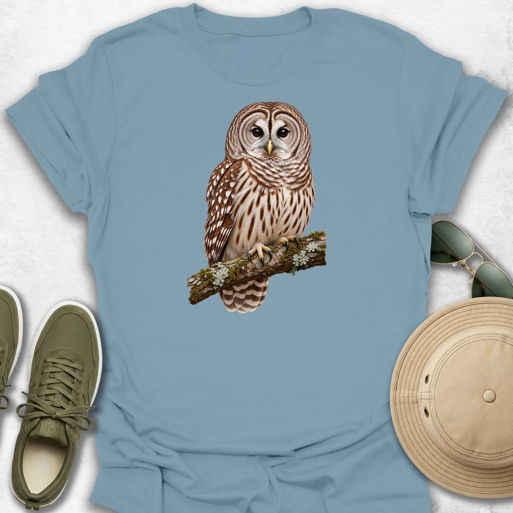 Barred Owl on a Branch T-Shirt