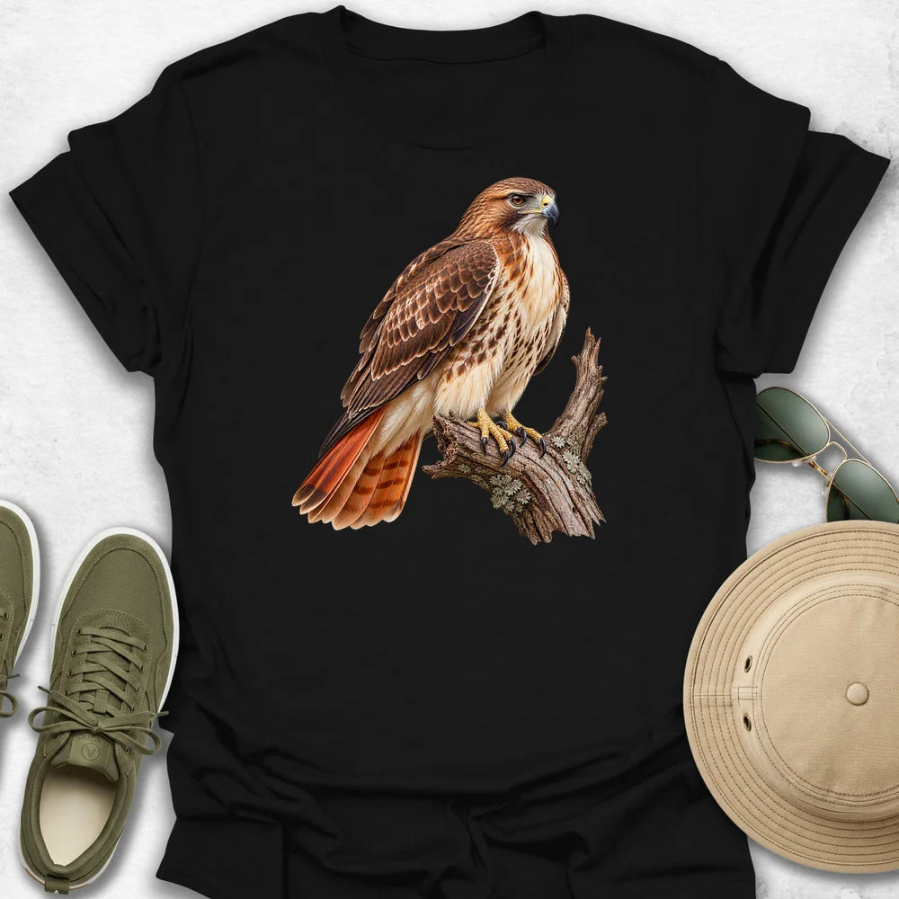 Majestic Red-Tailed Hawk T-Shirt