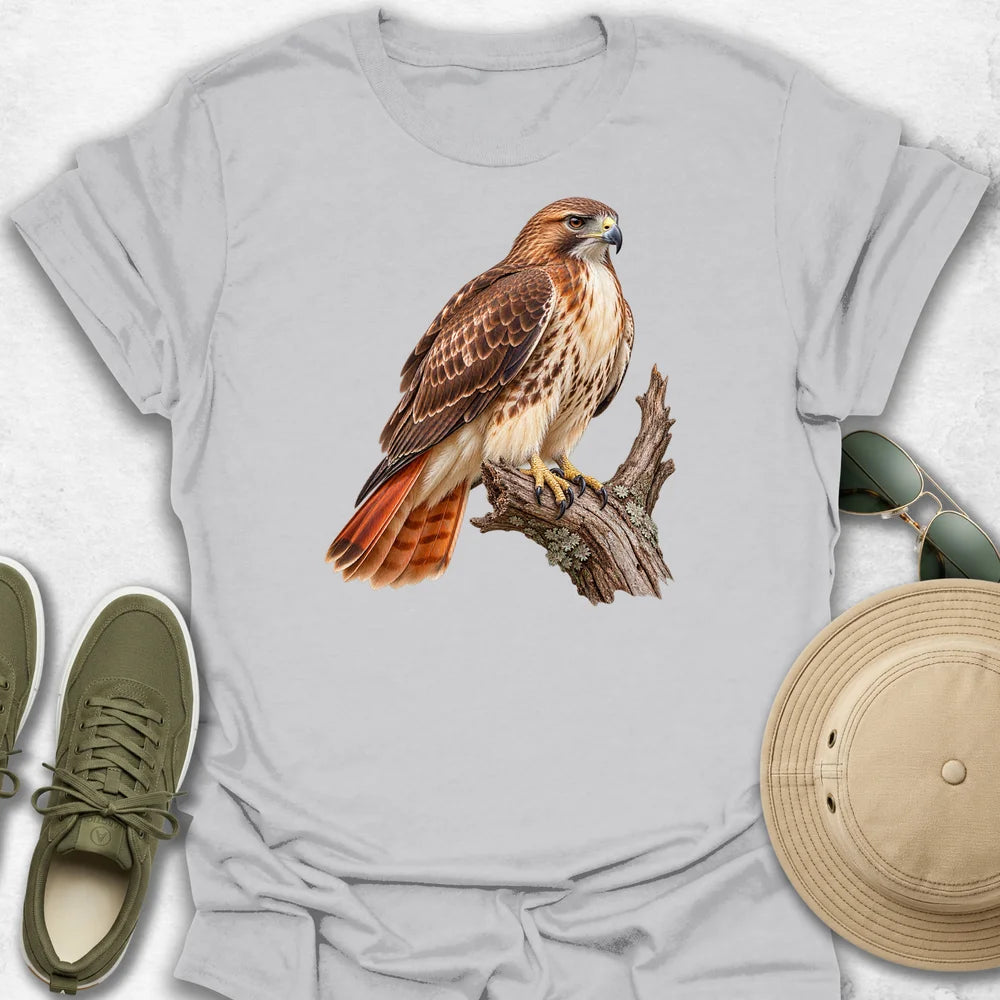 Majestic Red-Tailed Hawk T-Shirt