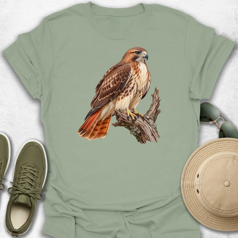Majestic Red-Tailed Hawk T-Shirt