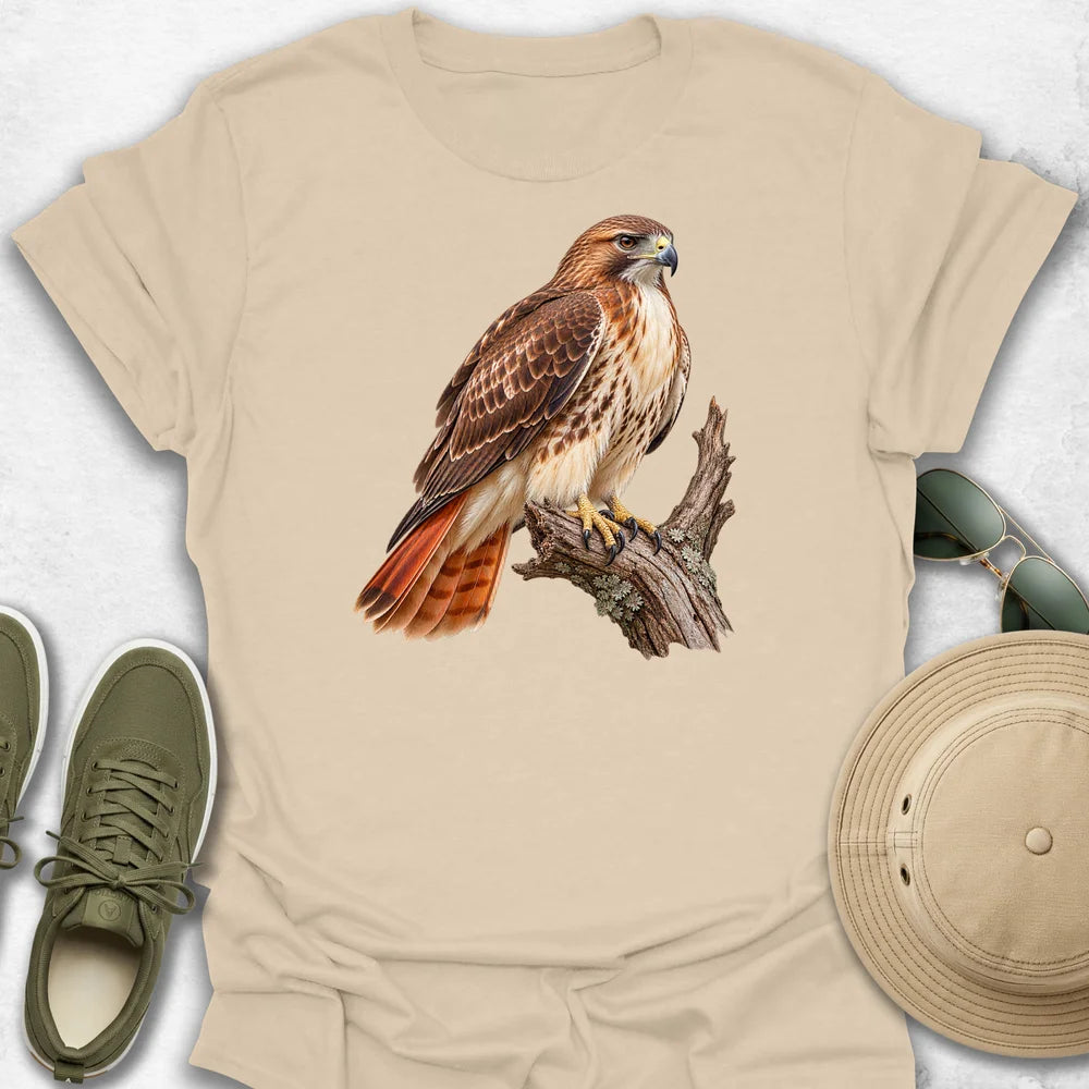 Majestic Red-Tailed Hawk T-Shirt