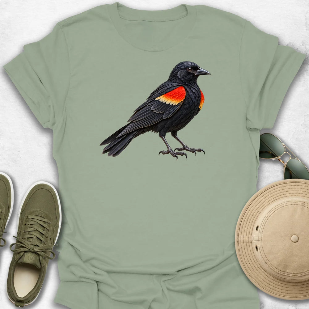 Red-Winged Blackbird T-Shirt