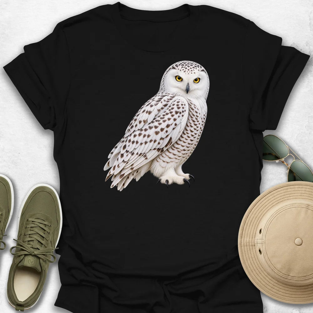 Mottled Snowy Owl T-Shirt
