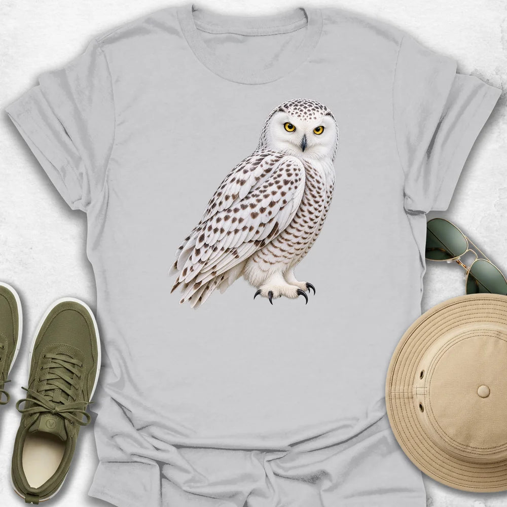 Mottled Snowy Owl T-Shirt