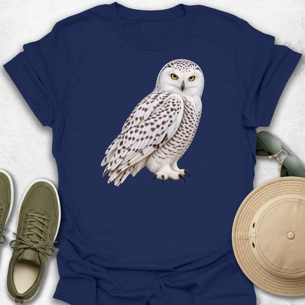 Mottled Snowy Owl T-Shirt