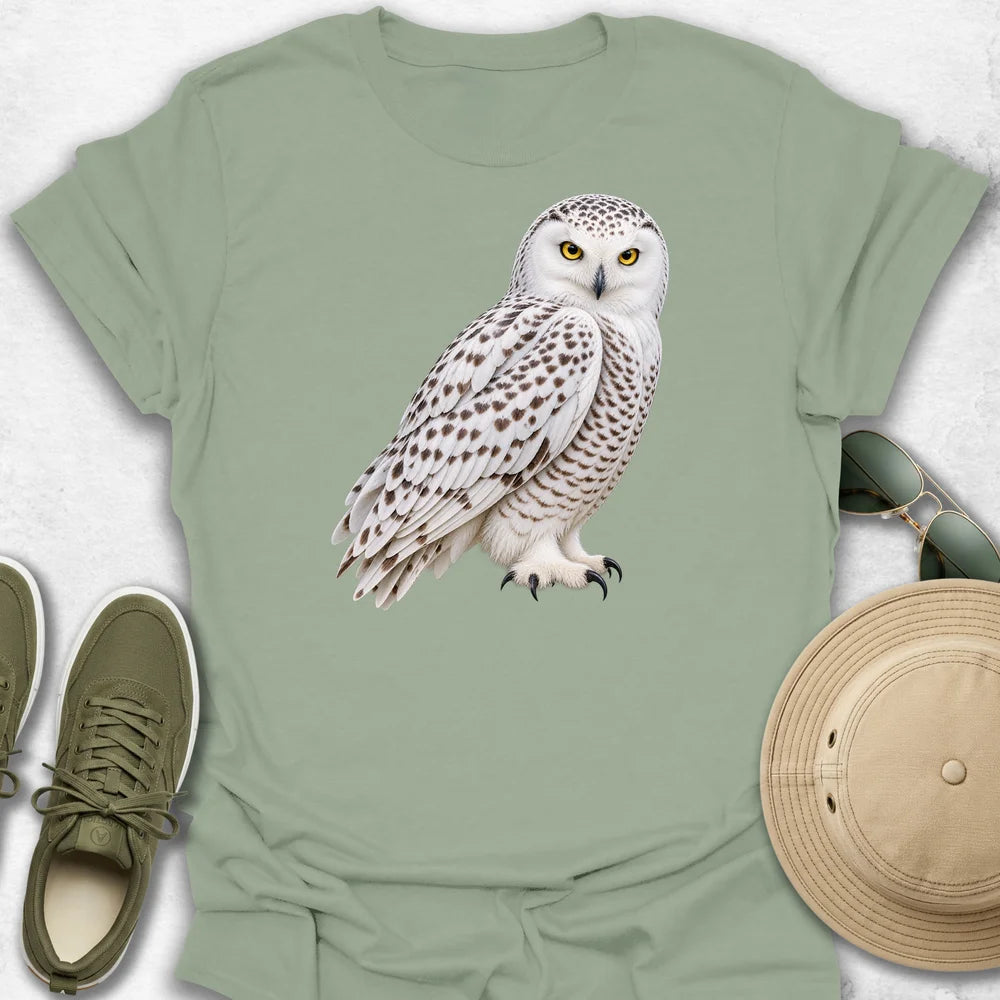 Mottled Snowy Owl T-Shirt