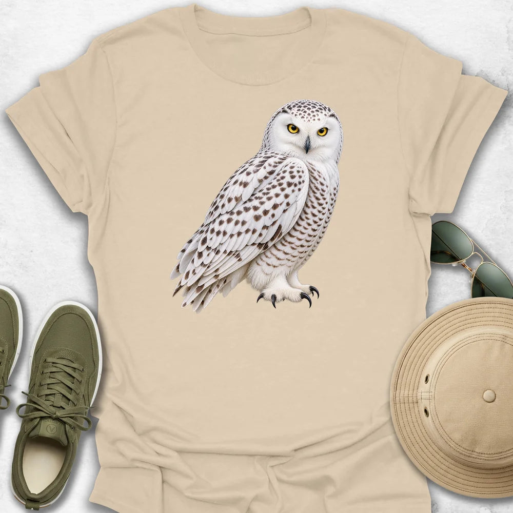 Mottled Snowy Owl T-Shirt