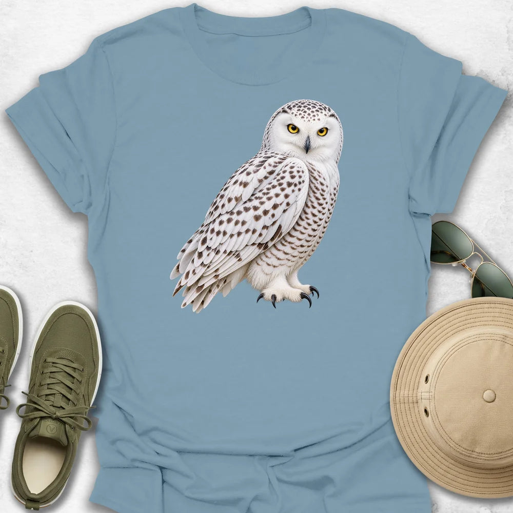 Mottled Snowy Owl T-Shirt