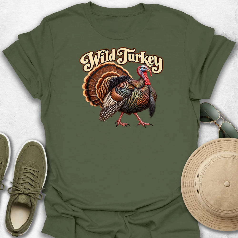 Regal Wild Turkey with Name T-Shirt