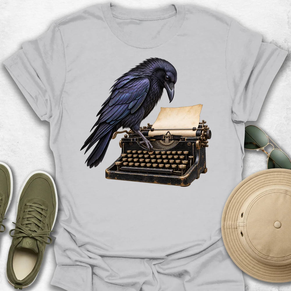 Raven Typing T-Shirt