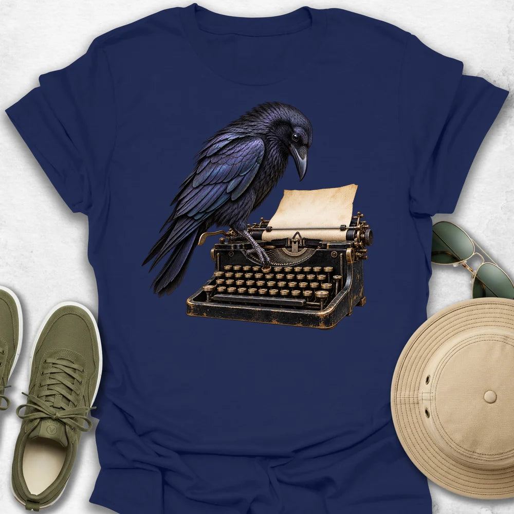 Raven Typing T-Shirt