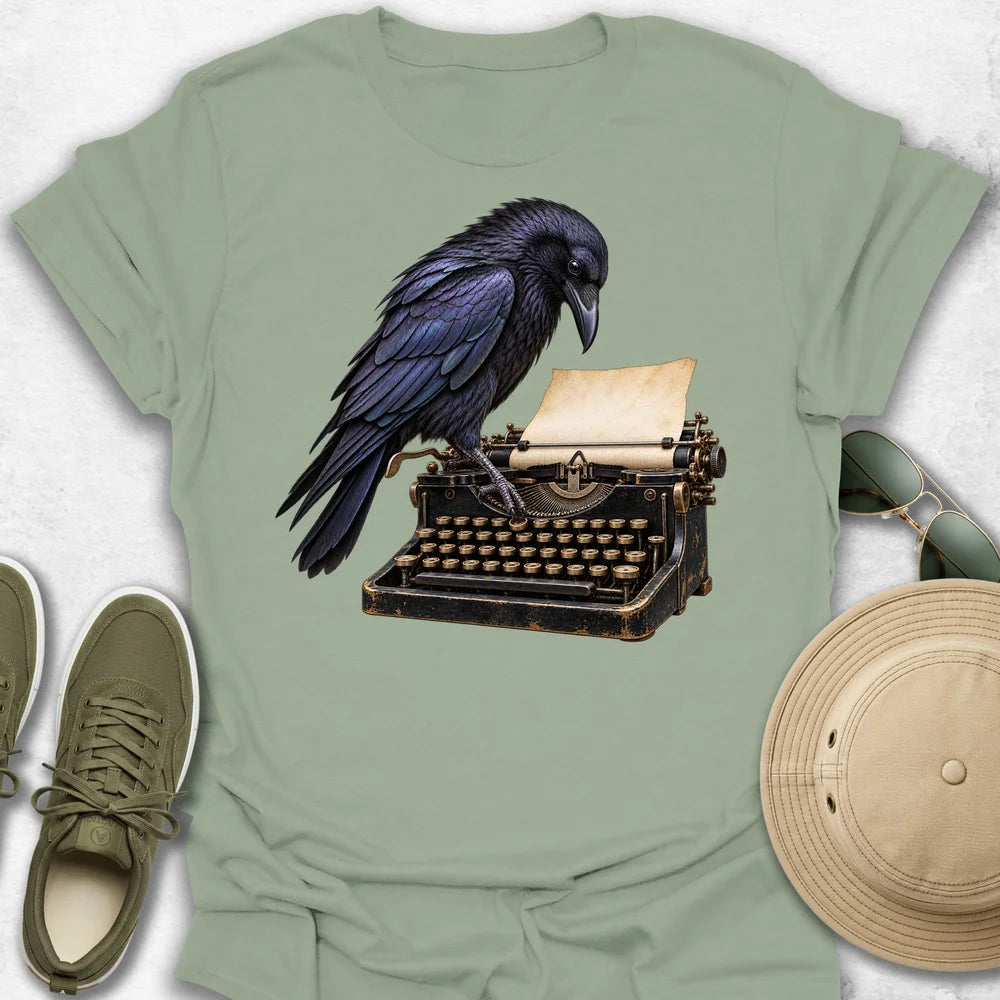 Raven Typing T-Shirt