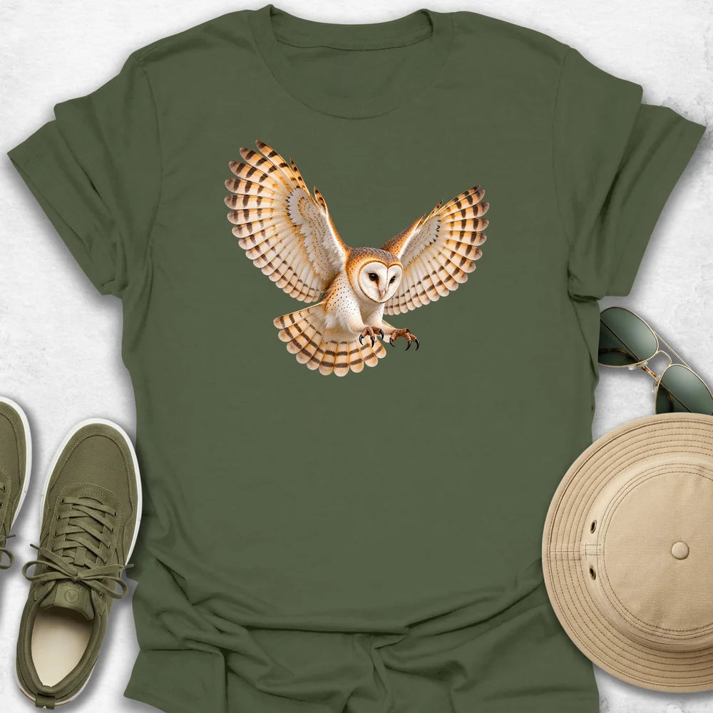 Barn Owl in Flight T-Shirt