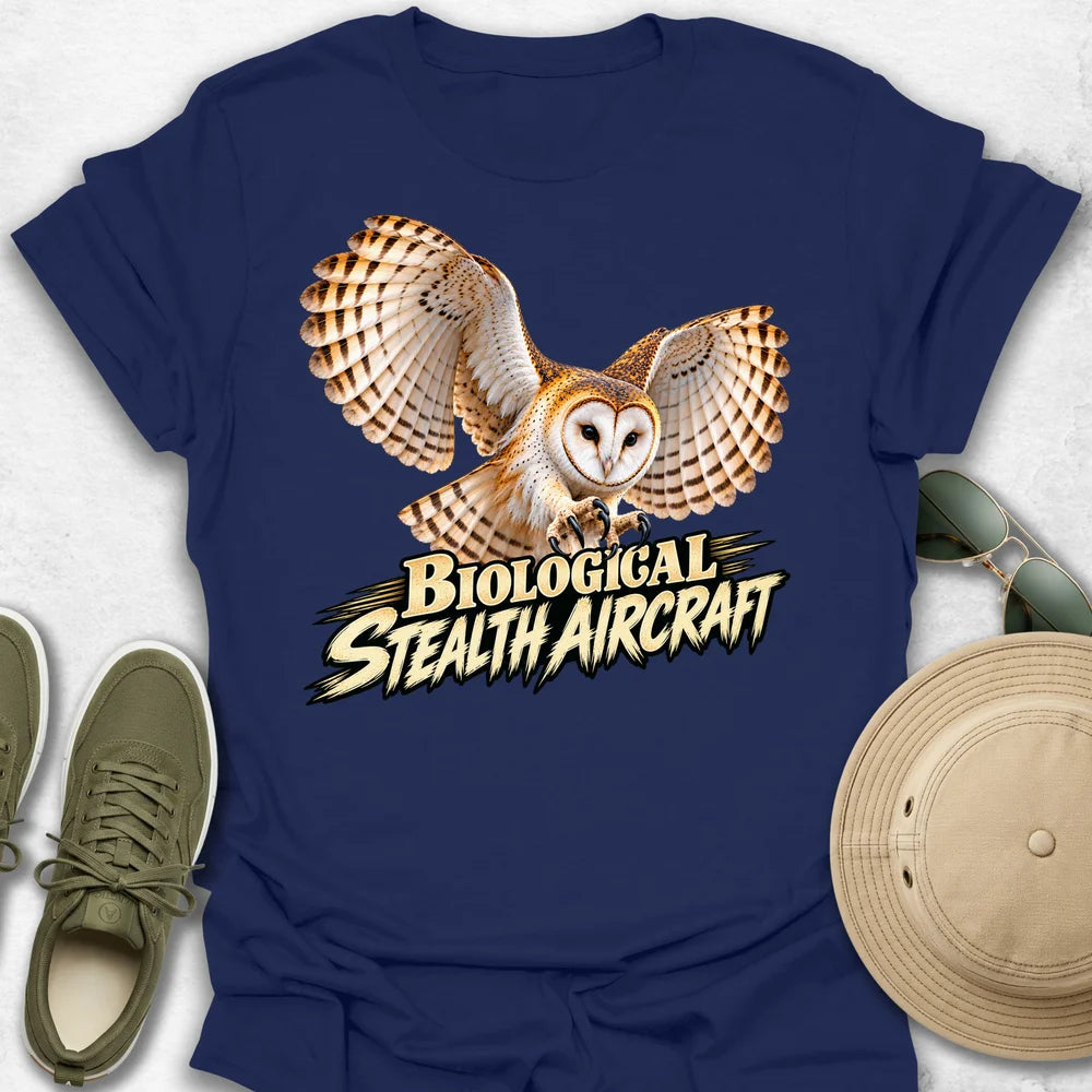 Biological Stealth Aircraft T-Shirt in Navy