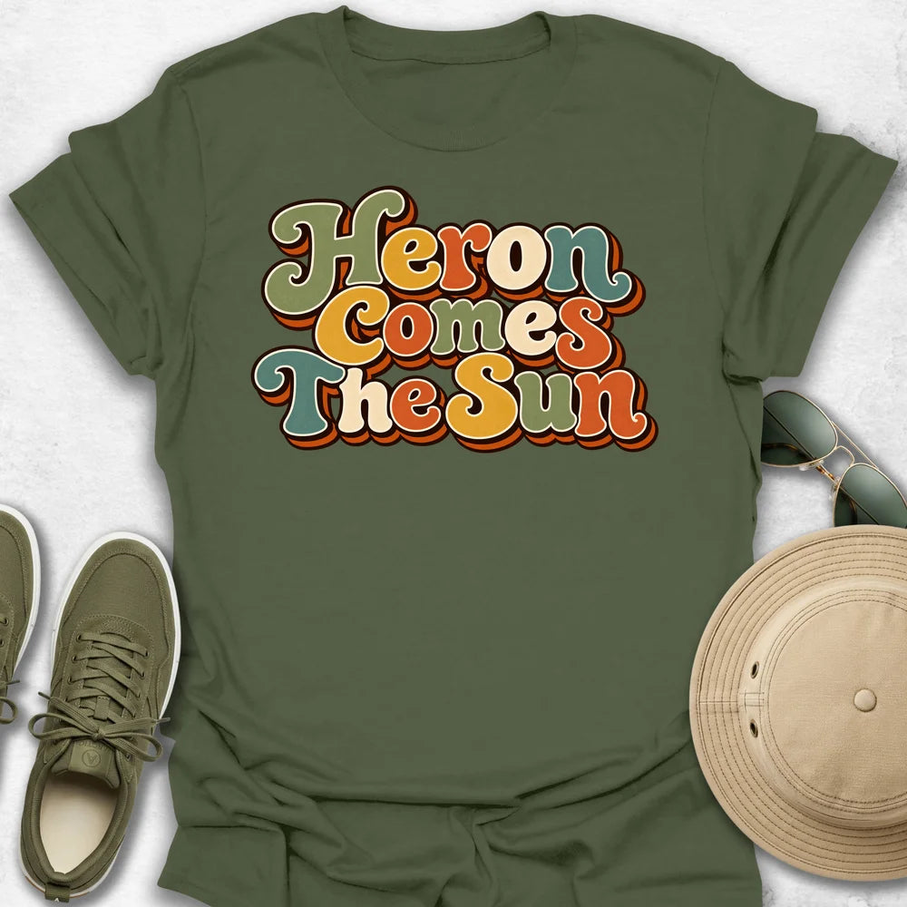 Heron Comes The Sun T-Shirt
