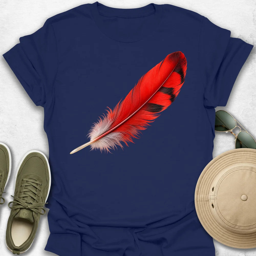 Cardinal Feather T-Shirt