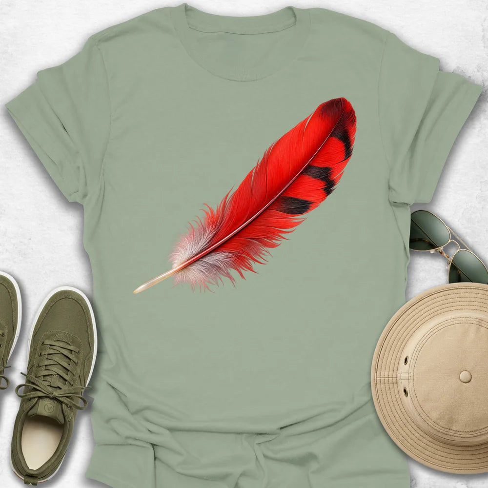 Cardinal Feather T-Shirt