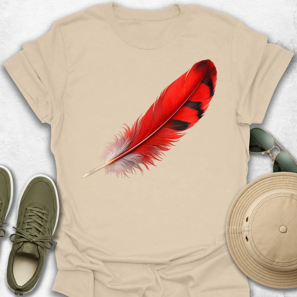Cardinal Feather T-Shirt