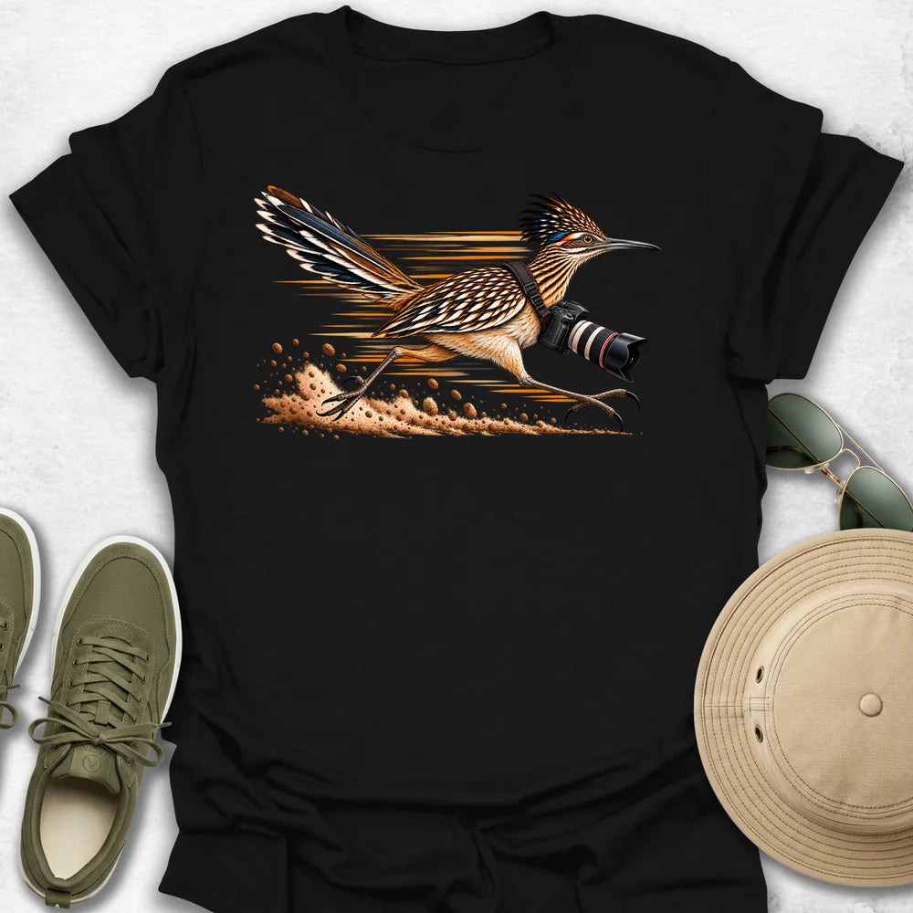 High-Speed Roadrunner Photographer T-Shirt