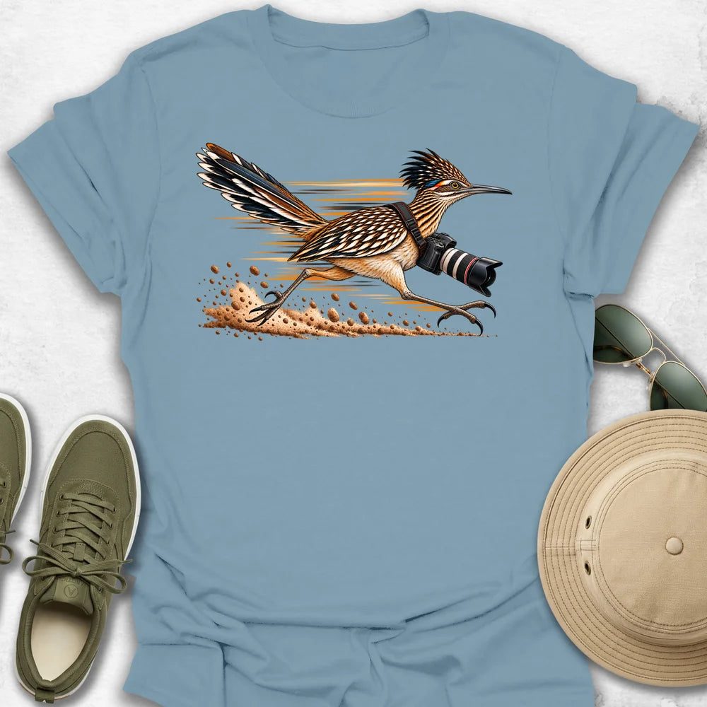 High-Speed Roadrunner Photographer T-Shirt