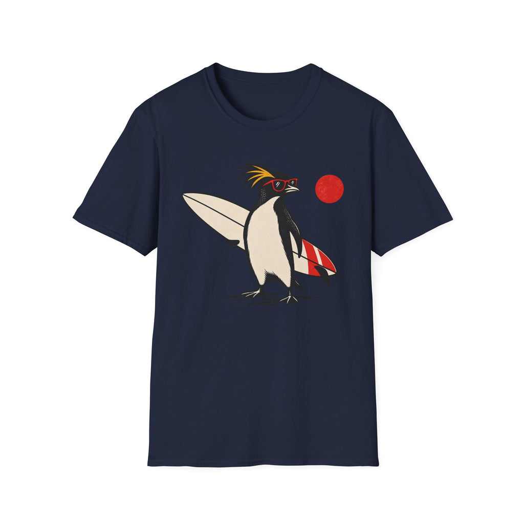 Cool Penguin Surfer T-Shirt