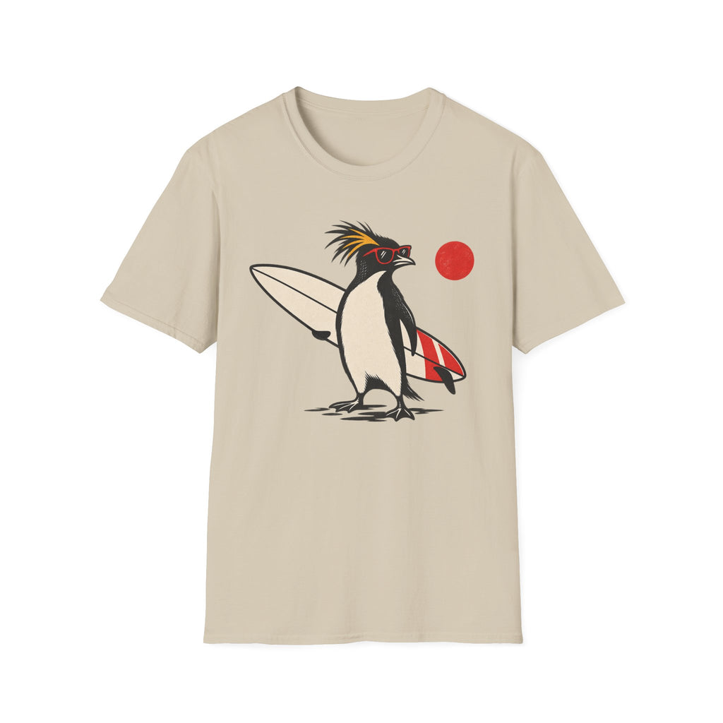 Cool Penguin Surfer T-Shirt